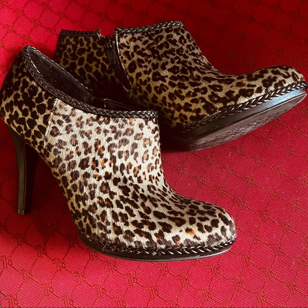 Gray Leopard Booties - Picture 11 of 15